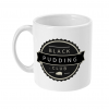 black pudding club logo share the passion ceramic mug left side mockup