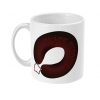 black pudding horseshoe + share the passion mug left side mockup