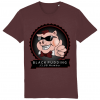 Black Pudding Club Member T-Shirt - Cool Pig Burgundy