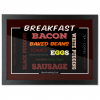 Full Breakfast Framed Bamboo Print – Colour