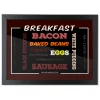 Full Breakfast Framed Bamboo Print – Colour