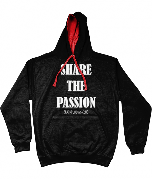 Share the Passion Varsity Hoodie